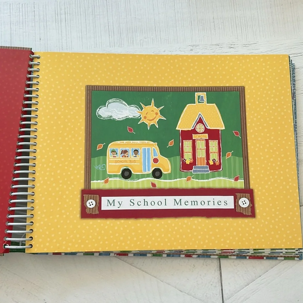 New Southern Living at Home My School Memories Book Memory Photo Album w Sticker - Picture 8 of 16